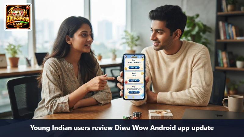 Young Indian users review Diwa Wow Android app update